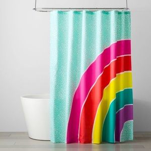 Pillowfort Rainbow Shower Curtain